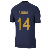 Fotbalové Dres Francie Adrien Rabiot #14 Domácí MS 2022 Krátký Rukáv